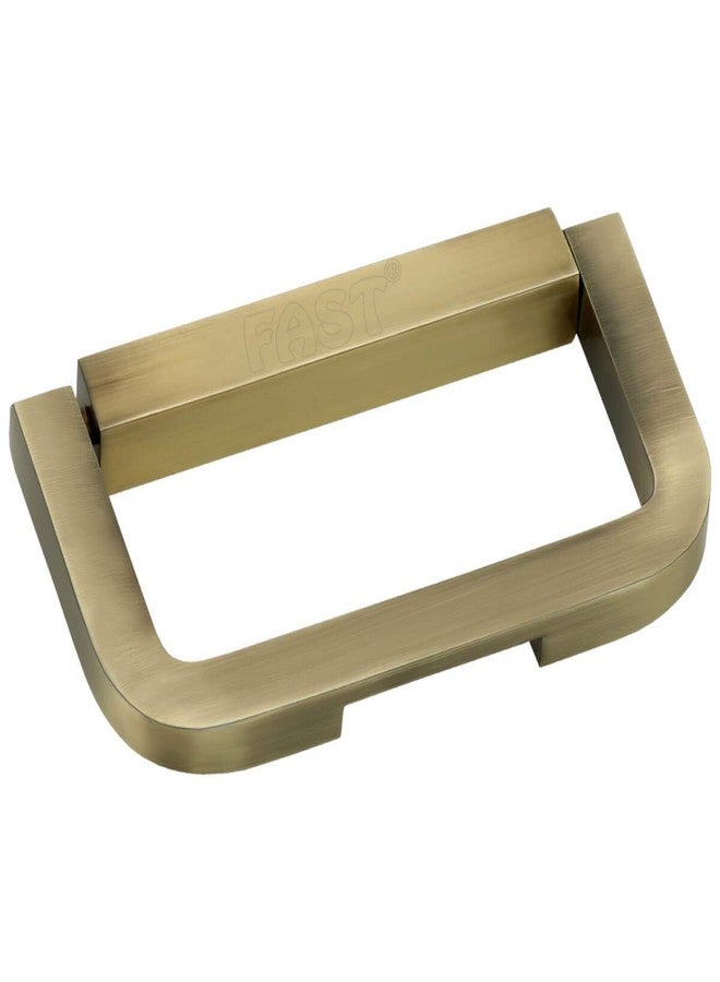 فاست مقبض سحب صندوق عتيق من الفولاذ المقاوم للصدأ والنحاس - عبوة من 4 قطع (أصفر) - Image 2